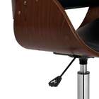 Cadeira De Escritório Diretor Giratória Pilar Preta