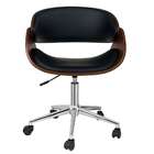 Cadeira De Escritório Diretor Giratória Pilar Preta