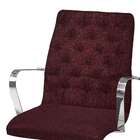 Cadeira De Escritório Diretor Italy Linho Marsala