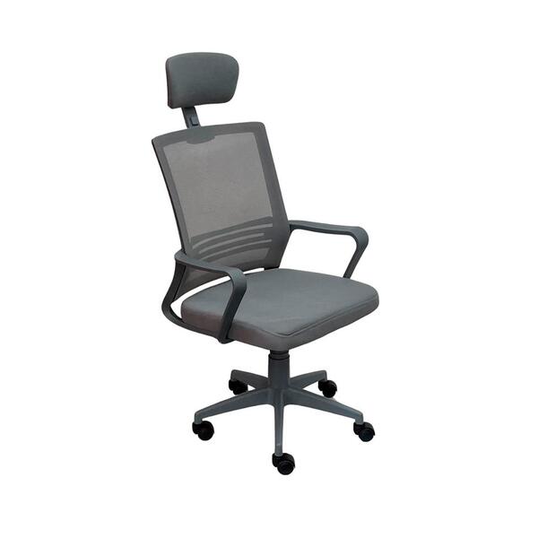 Cadeira De Escritório Diretor Lyon Cinza