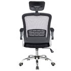 Cadeira De Escritório Diretor New York Em Aço Giratória Cinza