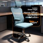 Cadeira De Escritório Diretor Oficial Vegas Com Apoio - Azul