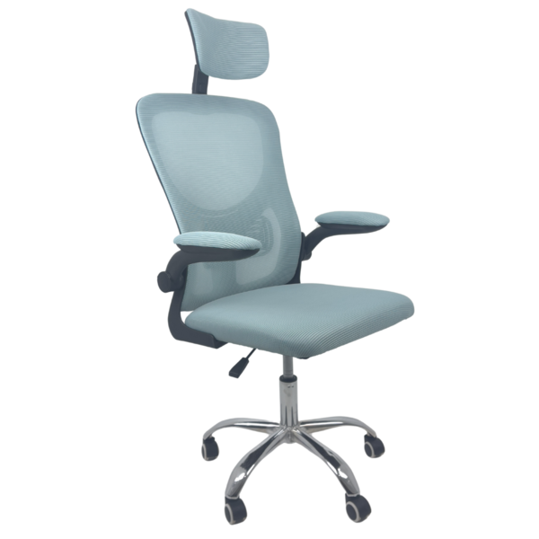 Cadeira De Escritório Diretor Oficial Vegas Com Apoio - Azul