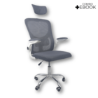 Cadeira De Escritório Diretor Oficial Vegas Com Apoio - Cinza