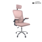 Cadeira De Escritório Diretor Oficial Vegas Com Apoio - Rosa