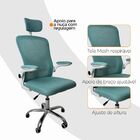 Cadeira De Escritório Diretor Oficial Vegas Com Apoio - Verde
