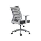 Cadeira De Escritório Diretor Pelegrin Pel-0238 Cinza E Preta