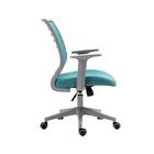 Cadeira De Escritório Diretor Pelegrin Pel-0238 Cinza E Verde