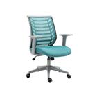 Cadeira De Escritório Diretor Pelegrin Pel-0238 Cinza E Verde