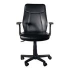 Cadeira De Escritório Diretor Pelegrin Pel-5611 Em Couro Pu P
