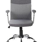 Cadeira De Escritório Diretor Pelegrin Pel-9026 Cinza