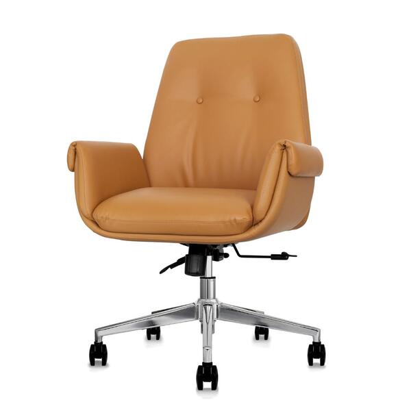 Cadeira De Escritório Diretor Prestige Caramelo Assento Espum