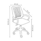 Cadeira De Escritório Diretor Tela Mesh Cádis Preto