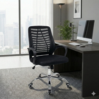 Cadeira De Escritório Diretor Tela Mesh Simples Com Sistema R