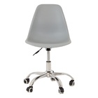 Cadeira De Escritório Eames Giratória Rodízio Cinza