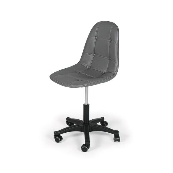 Cadeira De Escritório Eiffel Botonê Base Giratória Preta - Ci