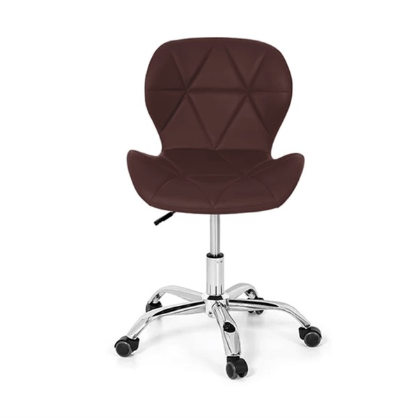 Cadeira De Escritório Eiffel Slim Office Base Giratória Café