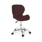 Cadeira De Escritório Eiffel Slim Office Base Giratória Café