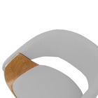 Cadeira De Escritório Elements Hanna Bouclé Cinza Chumbo