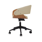 Cadeira De Escritório Elements Hanna Linho Champanhe