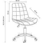 Cadeira De Escritório Em Corino Veneza Preto