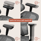 Cadeira De Escritório Ergonômica Artiko Akron Apoio Lombar Re
