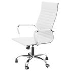 Cadeira De Escritório Esteirinha Base Cromada Com Rodinha For