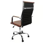 Cadeira De Escritório Esteirinha Base Cromada Com Rodinha For