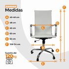 Cadeira De Escritório Esteirinha Giratória Ergonômica Alta -