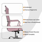 Cadeira De Escritório Esteirinha Giratória Ergonômica Alta -