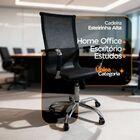 Cadeira De Escritório Esteirinha Giratória Ergonômica Alta -