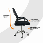 Cadeira De Escritorio Esteirinha Mesh Ergonomica Giratoria