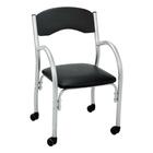 Cadeira De Escritório Estofada Com Rodízios 52cm Multimóveis