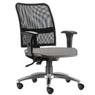 Cadeira De Escritório Executiva Giratória Soul L02 Cromado Li