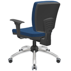 Cadeira De Escritório Executiva Office Base Giratória Cromada