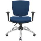 Cadeira De Escritório Executiva Office Base Giratória Cromada