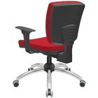 Cadeira De Escritório Executiva Office Giratória Cromada Baix