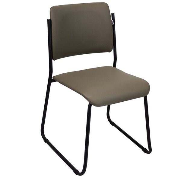 Cadeira De Escritório Fixa Executiva Inter F01 Couríssimo Beg