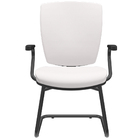 Cadeira De Escritório Fixa Executiva Office Preto Slim Alta F