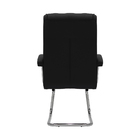 Cadeira De Escritório Fixa Munique Confort Ergonômica Preta