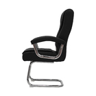 Cadeira De Escritório Fixa Munique Confort Ergonômica Preta