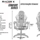 Cadeira De Escritório Gamer Racer X Comfort Verde