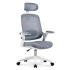 Cadeira De Escritório Giratória Astra Cinza E Branca - Elemen