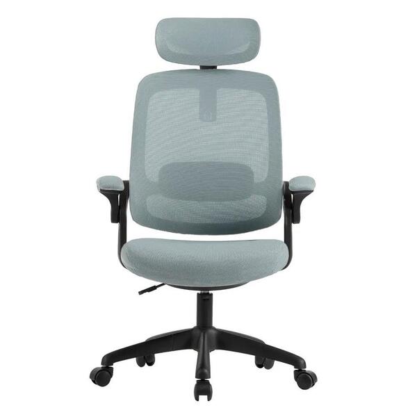 Cadeira De Escritório Giratória Astra Cinza E Preta - Elements