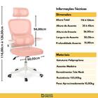 Cadeira De Escritório Giratória Executiva Viena Com Regulagem