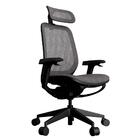 Cadeira De Escritório Giratória Joplin Preta E Cinza Escuro -