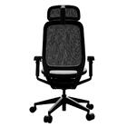 Cadeira De Escritório Giratória Joplin Preta E Cinza Escuro -