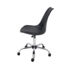 Cadeira De Escritório Giratória Preta Saarinem Office Com Reg