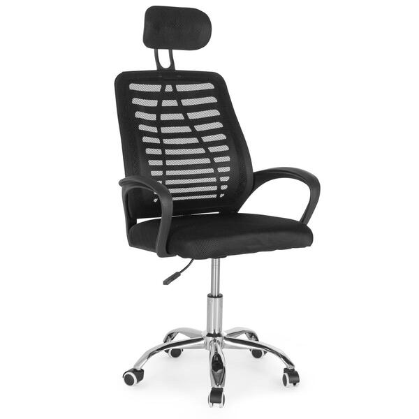 Cadeira De Escritório Giratória Regulagem De Altura Em Tecido