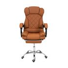 Cadeira De Escritório Home Office Diana Caramelo Pillow Top E